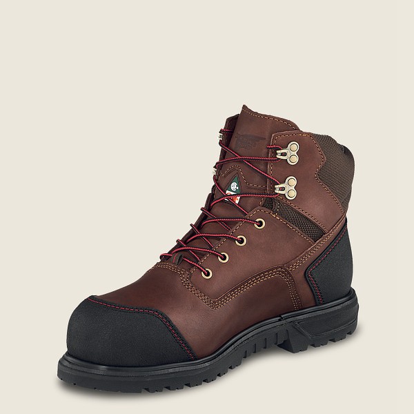 Red Wing Mens Brnr Xp - 6-inch Waterproof Csa Toe - Safety Boots Brown/Black - 0693VIMTG